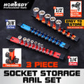 Double Sided Socket Sliding Rail Holder Organizer | Built Supply Co