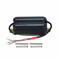 Black High Output Hot Rail Humbucker Pickup System Ceramic For
