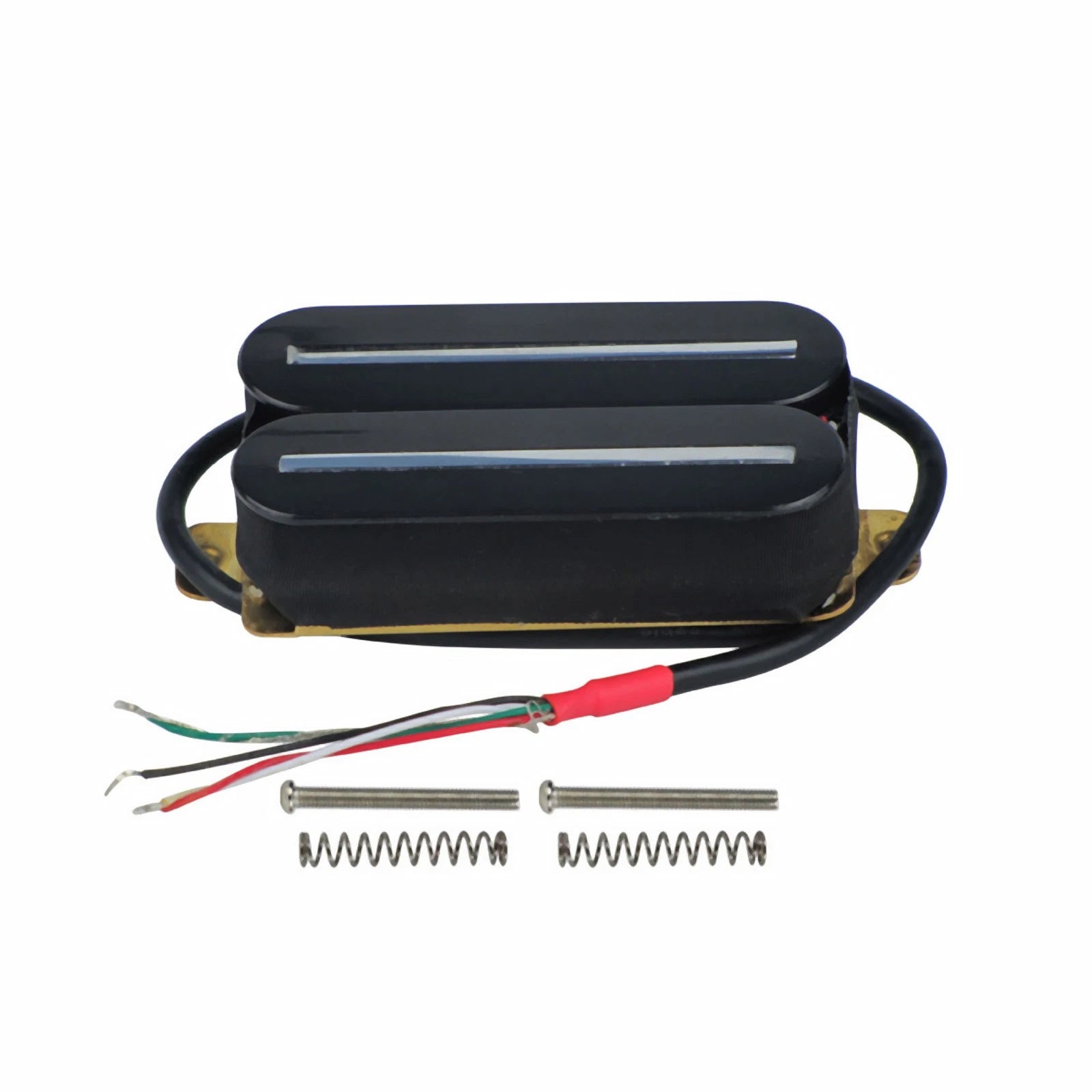 Black High Output Hot Rail Humbucker Pickup System Ceramic For