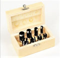 8pc ATE PRO WOOD PLUG CUTTER DRILL BIT SET STRAIGHT TAPERED ANGULAR COLUMNAROpen