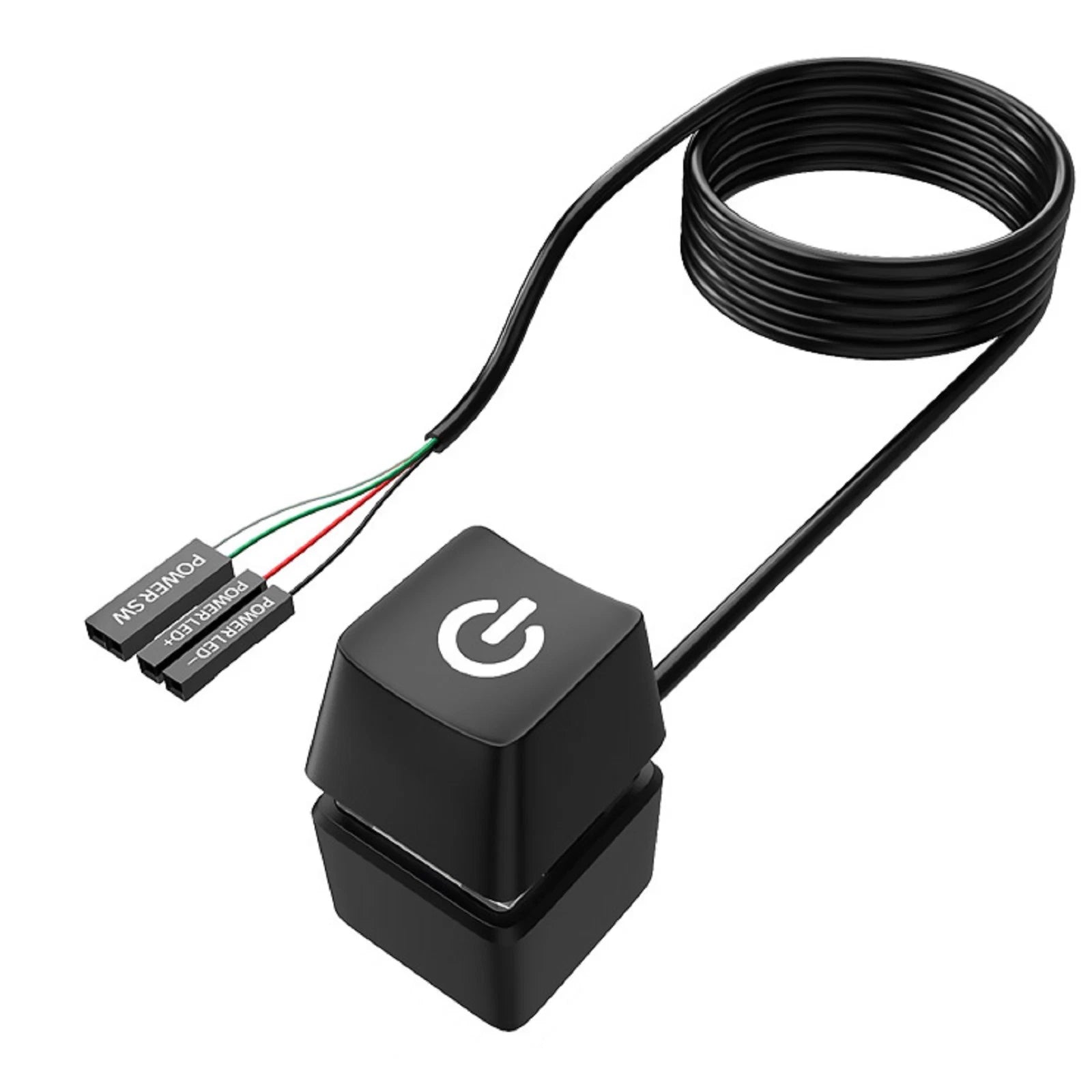 Led Light Computer Desktop Switch Pc Motherboard External Start Power