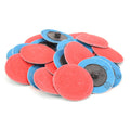 100 Pack - 2" Inch 80 Grit Ceramic Quick Change Sanding Discs Type R