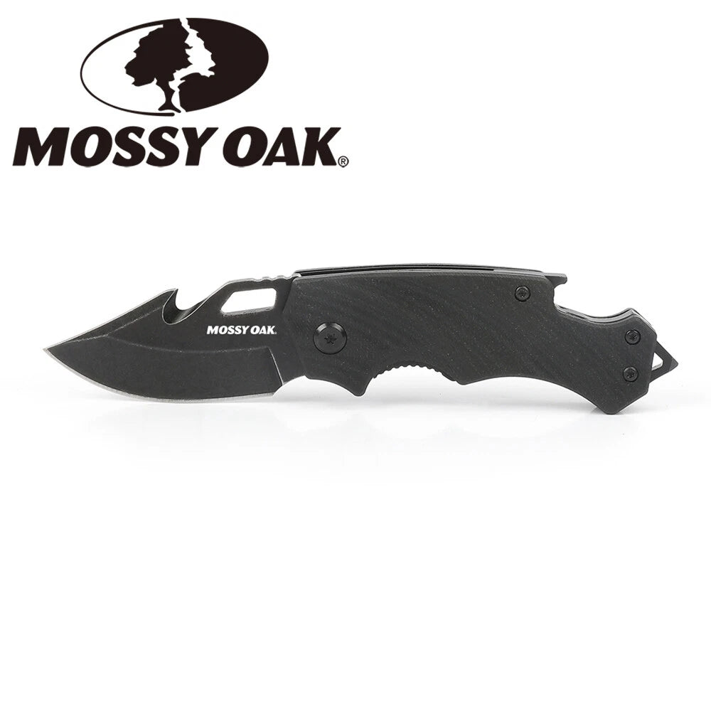 Mossy Oak 2.5-IN MINI Folding Pocket Stainless Steel Drop Point Blade G10 Handle
