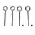 Stainless Steel T316 5/16" X 4-1/4" Drop Forged Plain Eye Bolt 800 Lb