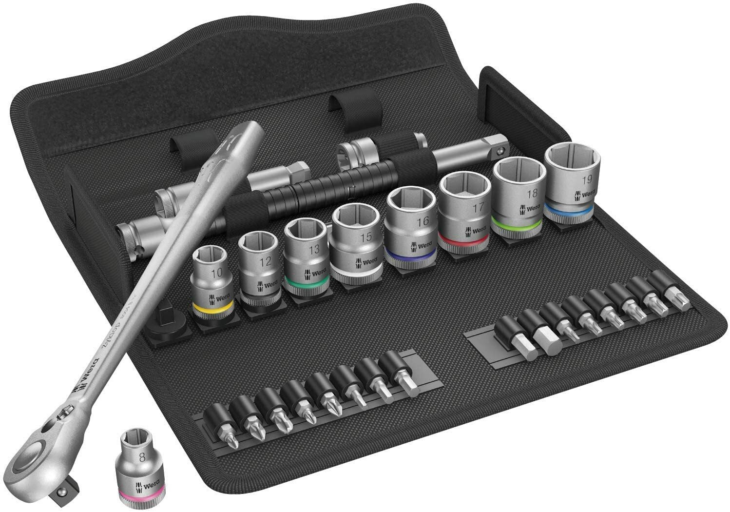 Wera 8100 SC 8 Zyklop Metal Ratchet Set