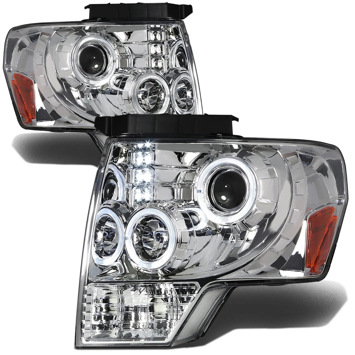 [Led Halo Rings]fit 2009-2014 Ford F150 Pickup | Built Supply Co