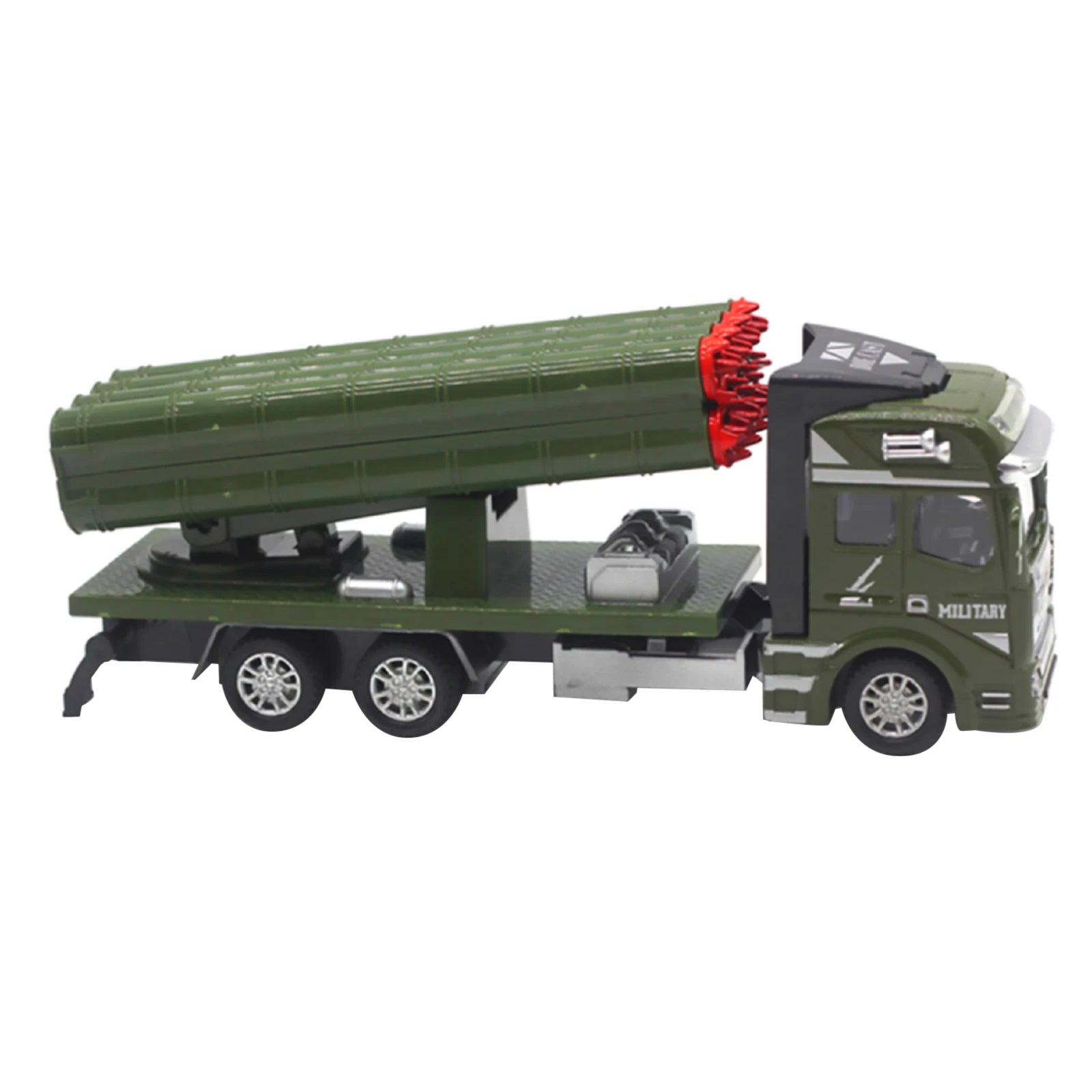 Military Missile Car Alloy Model With Movable Missile Souvenir Static