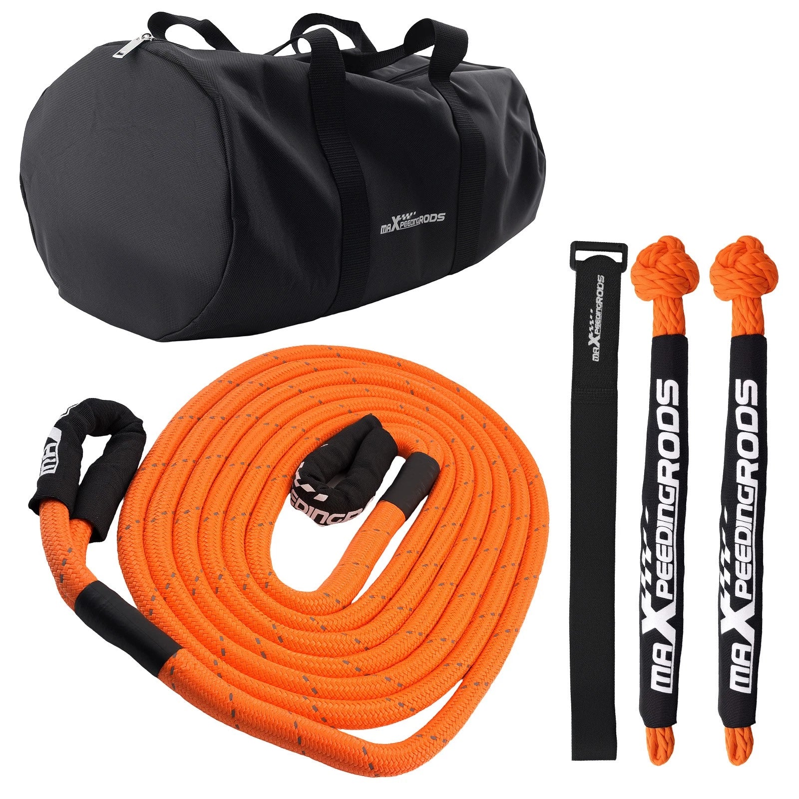 Kinetic Recovery Strap 9m Nylon For 4wd Suv Truck | Built Supply Co