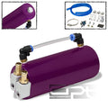 Aluminum Round Purple Engine Jdm Oil Catch Tank/Can Reservoir