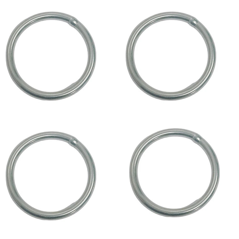 300lb Wll Mil Spec Stainless Steel Round Ring Link Connect 3/16" X