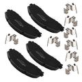 Front Left&amp;Right Brake Pads Set for Ford F-450 Super Duty 2013-2016 w/Hardwares