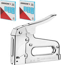 Arrow T50 Heavy Duty Staple Gun Kit With T50 1/4" 3/8", 1/2" Staples