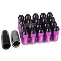 M12x1.25 53mm Tall 23mm Od Purple Aluminum Jdm Lug | Built Supply Co