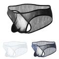 Men Sheer Brief Underwear Ultrathin Low Waist Bulge Pouch Breathable
