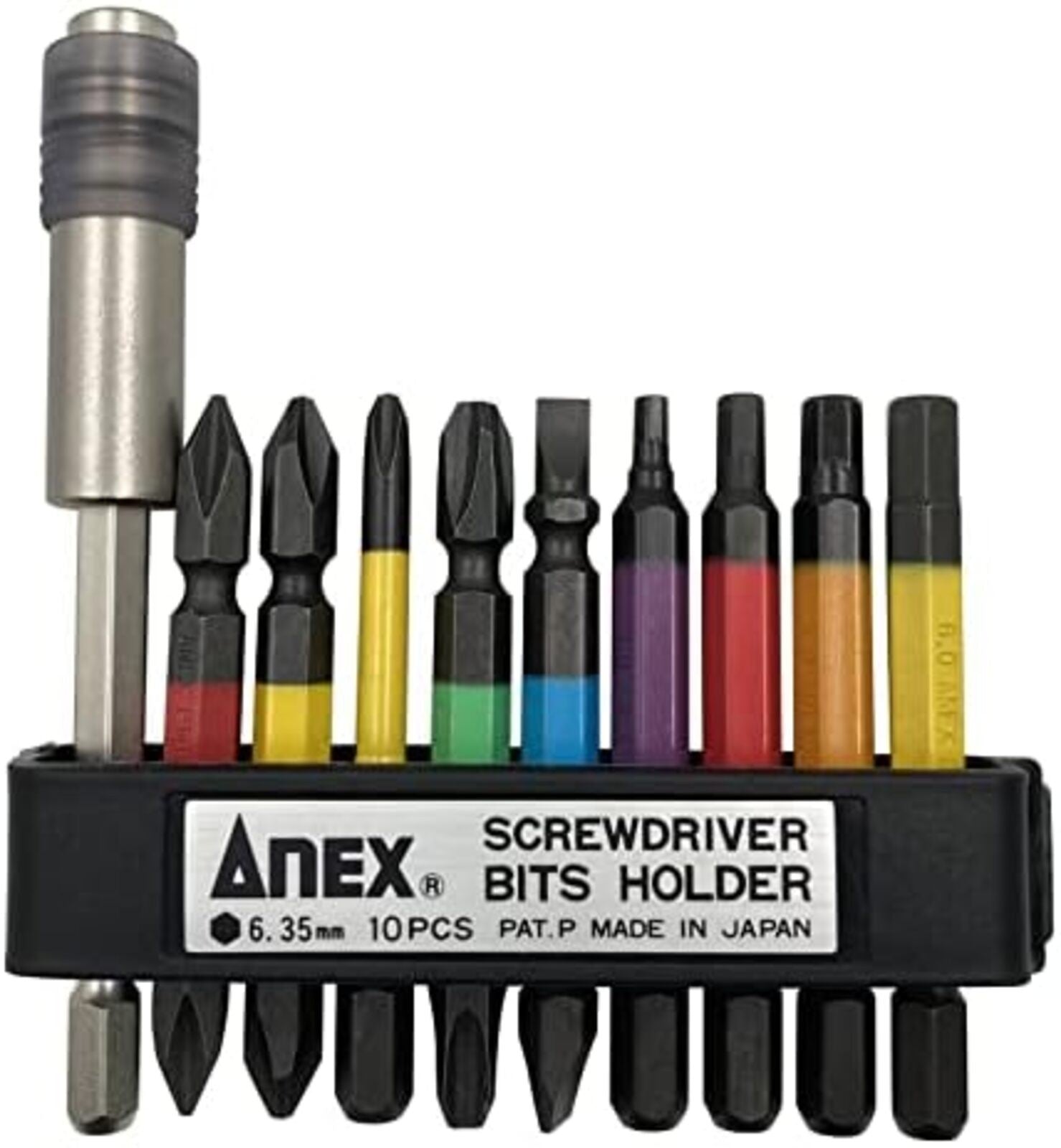 ANEX Color Bit Extension Holder Set of 9