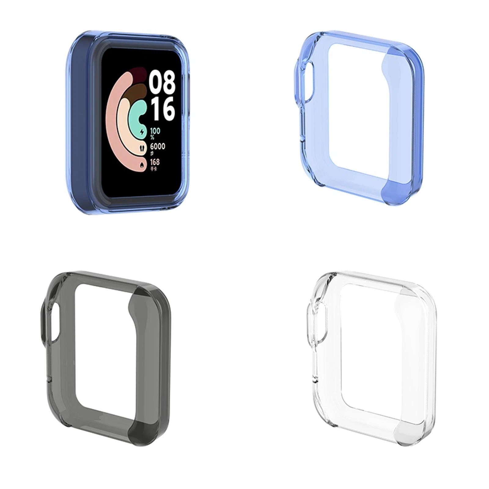 Tpu Watch Case Protective Cover Shell For Xiaomi Mi Watch Lite/redmi