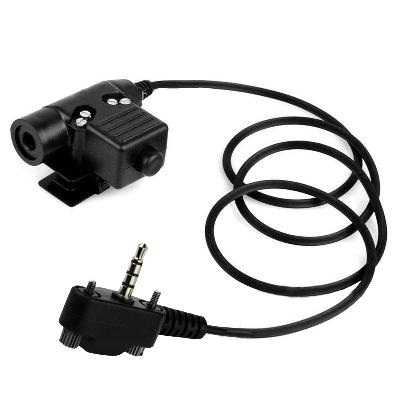 Portable U94 Ptt Cable Plug Adapter For Vertex Standard Vx-231 Vx131