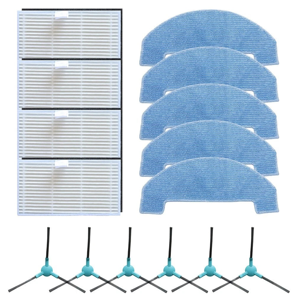 For Ultenic For T20 Pro Replacement Side Brush Filter Mop Pads Kit