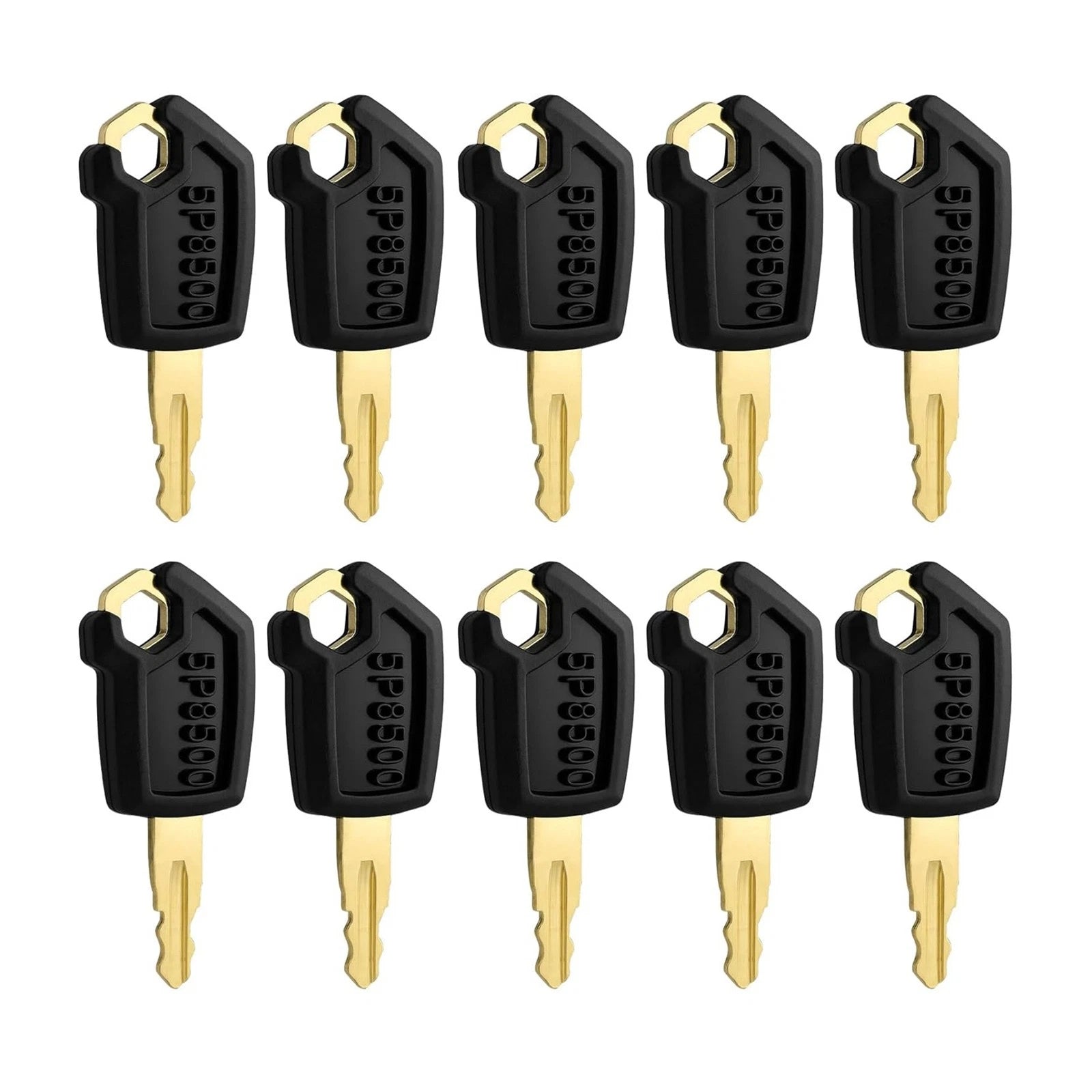 Heavy Equipment Key Set 5p8500 For Caterpillar Skid Steer And Backhoe