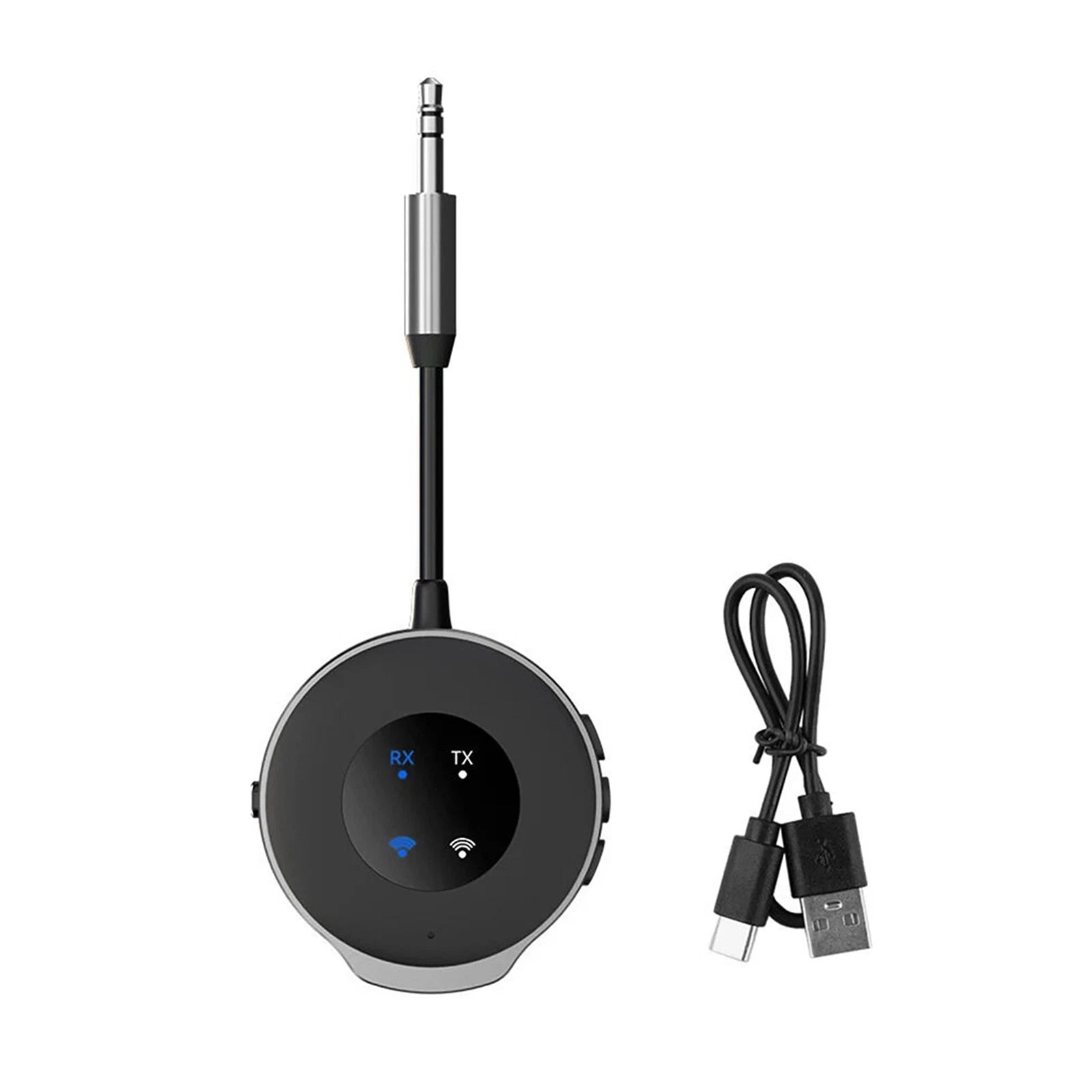 Bluetooth 5.3 Wireless Transmitter Receiver Car Aux Audio Adapter
