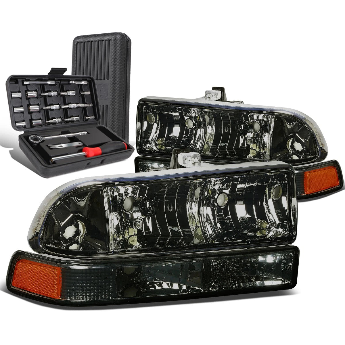 For 1998-2004 C10 Pickup Blazer Smoked Amber | Built Supply Co