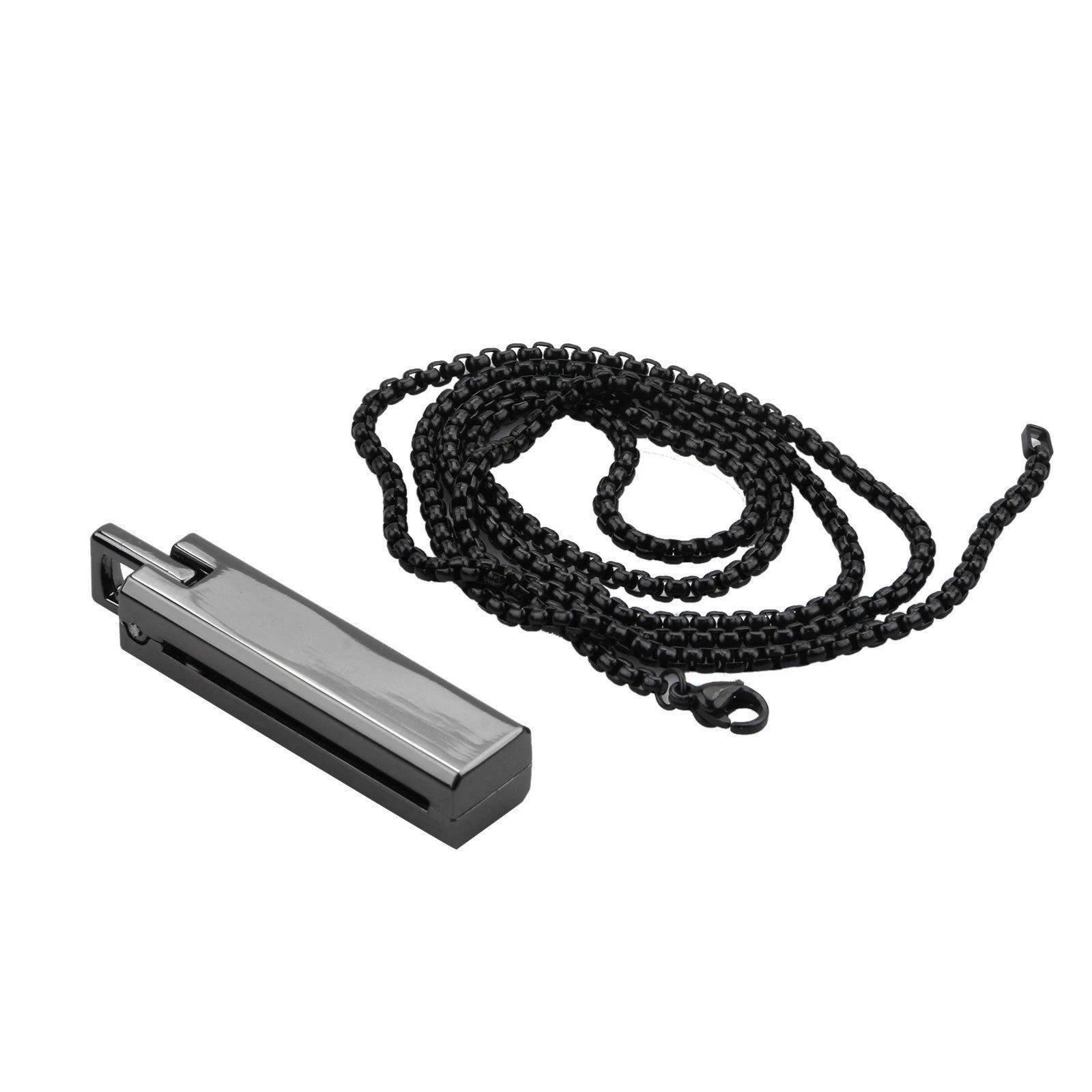 Unique Metal Necklace Pendant Magnetic Holder Chain For Fitbit Flex 2
