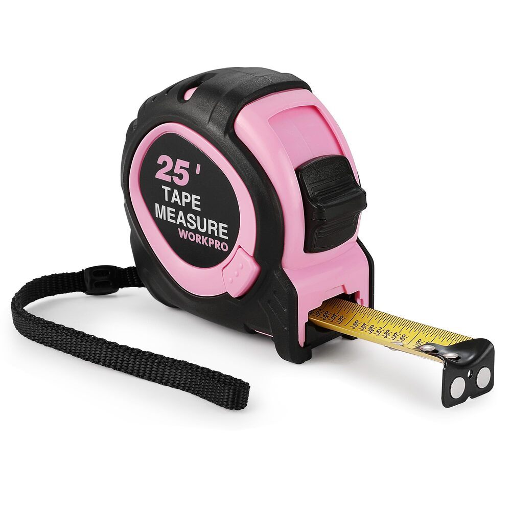 WORKPRO 25-FT Tape Measure with Fractions Brakes by WORKPRO