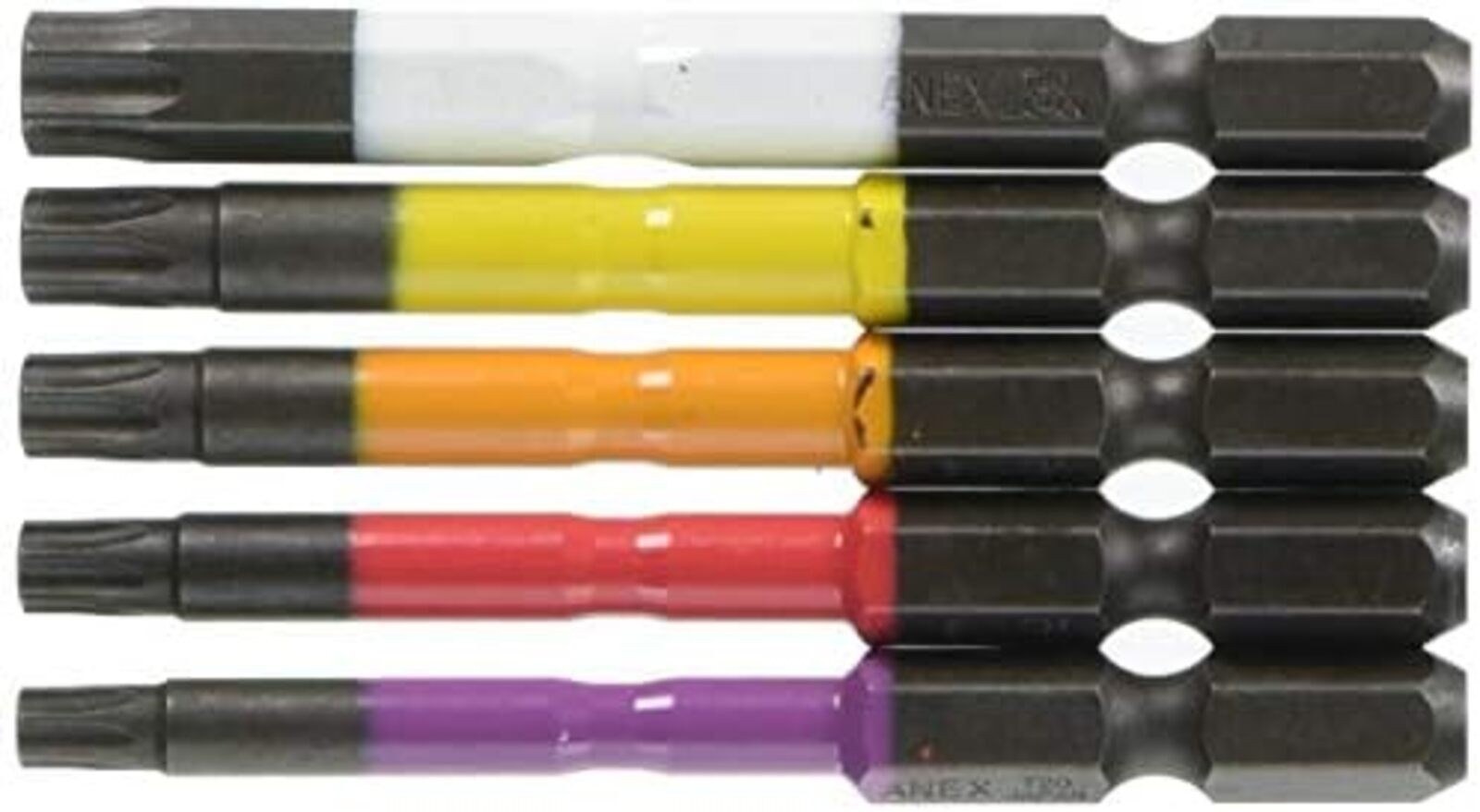 ANEX Color Bits Hexalobe Single Headed Strong