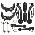 14pc Front Upper Lower Control Arm Tie rod Sway Bar Link for Ford