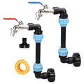 Ibc Tote Plastic Elbow Adapter For Barrels With Multiple Connection