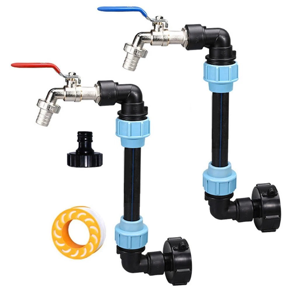 Ibc Tote Plastic Elbow Adapter For Barrels With Multiple Connection