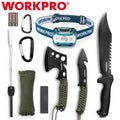 Workpro Camping Hatchet&machet<wbr/>e Camping Axe Fixed Blade Hunting