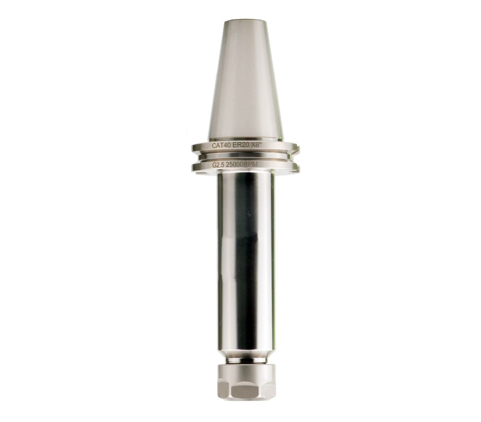 1pcs Precision 5/8-11 CAT40 ER20 6.0" Collet Chuck Tool Holder CNC