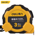 deli Rubber Retractable Measuring Tape Digital Measure Gauging Metric Ruler Tool