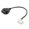 1*obdii To 12pin Male Female Connector Diagnostic Cable For Tesla