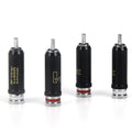 4* Rhodium Plated Wbt-0102 Rca Plug Connector Audio Interconnect
