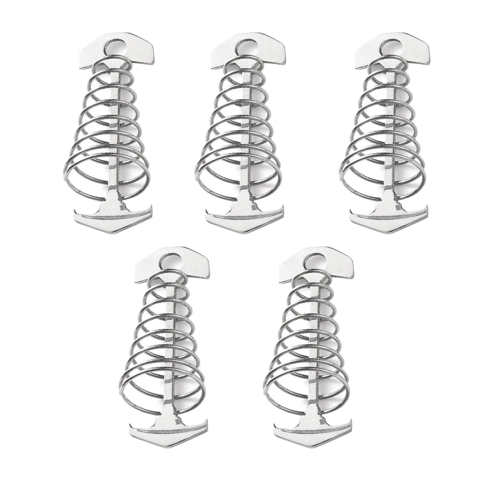 S/l Tent Stakes Deck Anchor Pegs Camping Outdoor Spring Fishbone