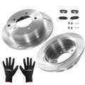 Rear Brake Rotors & Ceramic Pads Kit for Jeep Patriot Compass