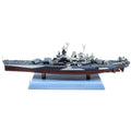 22cm 1/1000 Wwii Uss North Carolina Bb-55 Battleship Alloy Finished