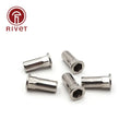 304 Stainless Steel Flat Head Hex Reduced Sealed Insert Blind