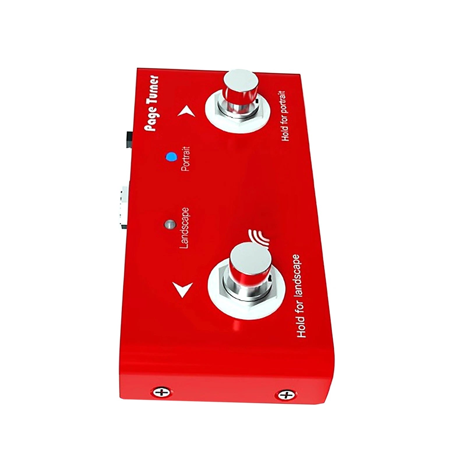 Rechargeable Bluetooth Red Page Turner Pedal Controller Tablet