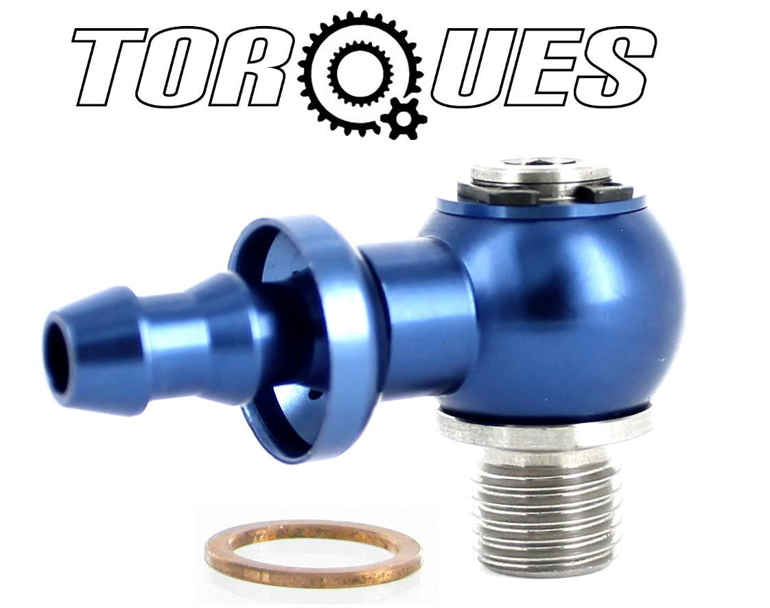AN -4 (4AN AN04) Push On To 7/16"x20 UNF Stainless Steel Banjo Bolt