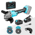 20V 4-1/2" Cordless Brushless Angle Grinder Kit Discs 4.0Ah Battery