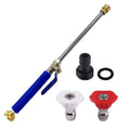 Adjustable Length Power Washer With Dual Nozzles For Car And Window