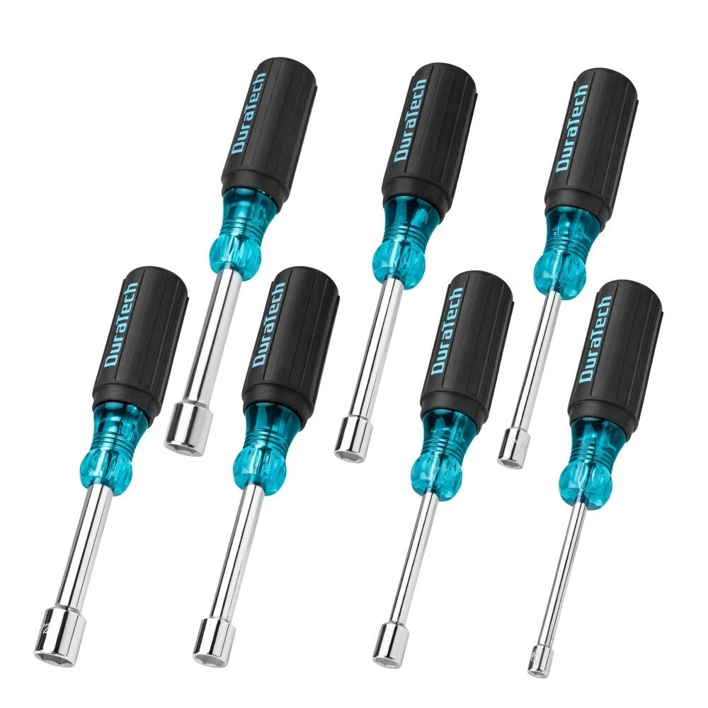 Duratech Sae Nut Driver Set 3/16,1/4,5/16,<wbr/>11/32,3/8,7/16<wbr/>,1