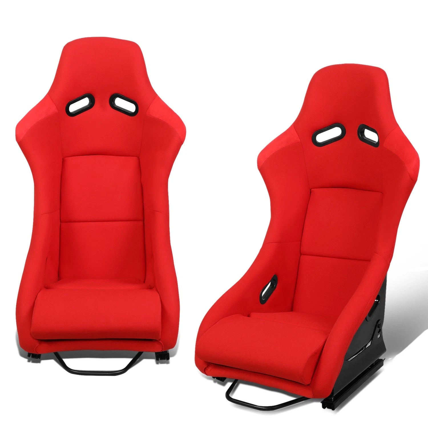 Pair Woven Fabric Fiberglass Red Fixed Position | Built Supply Co