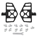 Mx Style Wide Fat Foot Pegs Floorboard Anti Slip Fit For Harley Road