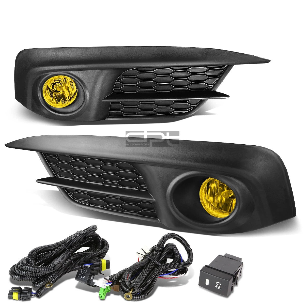 Fit 16+ Civic Fc Yellow Oe Bumper Driving Fog Light | Built Supply Co