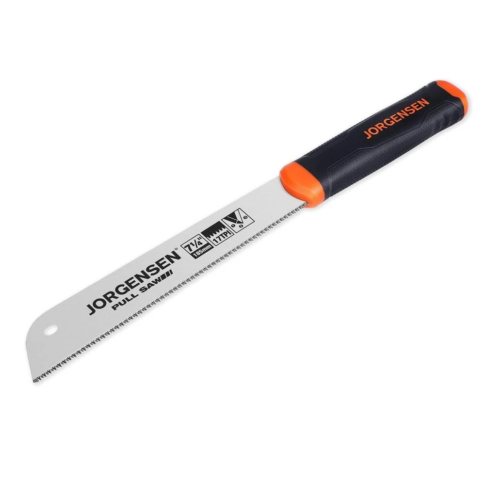 Jorgensen Single Edge Japanese Pull Saw 7.25" Hand Saw Sk5 17-TPI