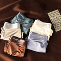 Men Ice Silk Satinlike Boxer Trunks With U Pouch Soft And Comfortable